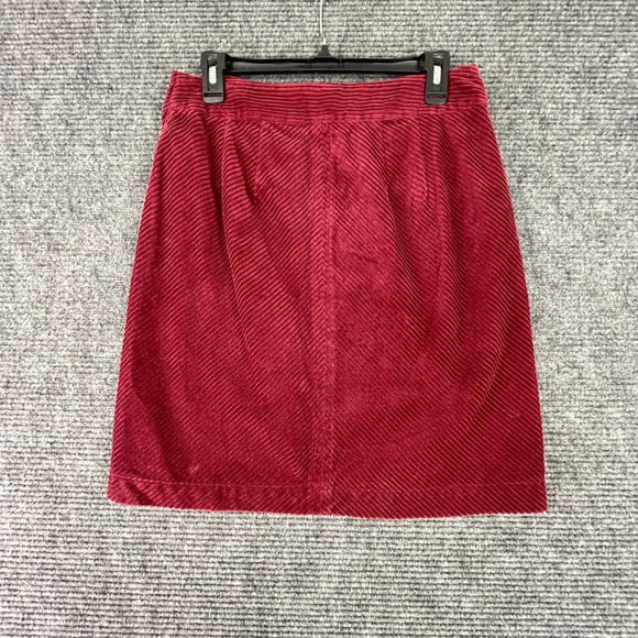 Talbots Corduroy A Line Skirt Women 6 Classic Casual Chic Office Mini Short - Picture 4 of 10